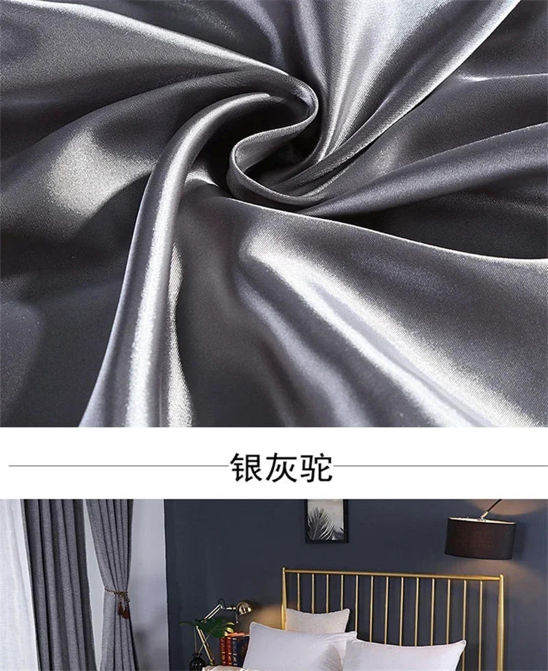 Description Picture 5 of itemLuxury Stain Mulberry Silk Duvet Cover King Smooth Beautify Skin Silk Blanket Covers Soft Comfort Comforter Covers Quilt Cover