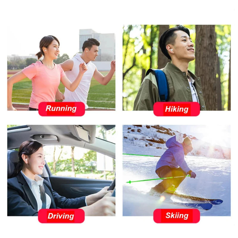 Description Picture 3 of item2024 New Mini Invisible Headphones TWS Bluetooth 5.3 Earphones Wireless Heasets HIFI Stereo Noise Reduction Earbuds For iphone