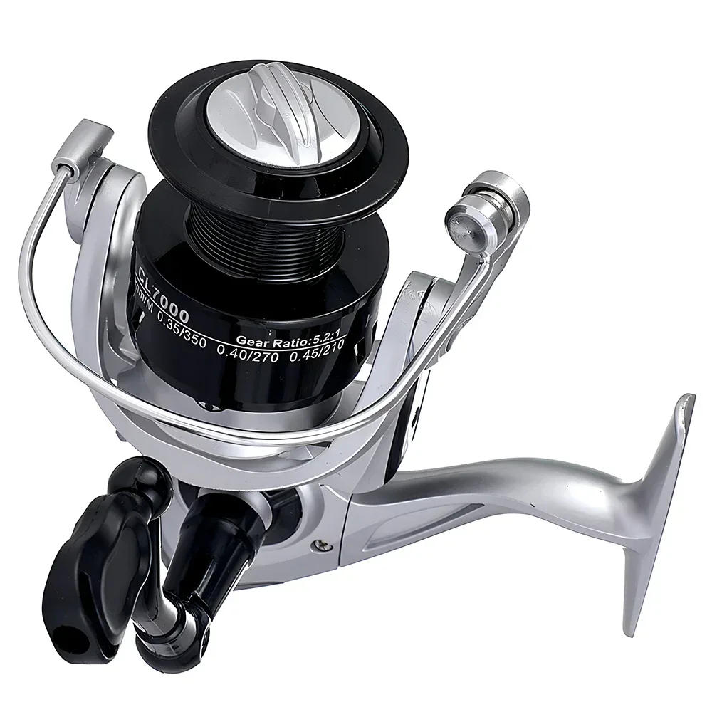 Description Picture 4 of itemSea Fishing Rod Reel Kit 1.8M Telescopic Carbon Pole 2000 Series Spinning Reel Max Drag 8KG With Bag Travel Full Kits Bait 5-20g