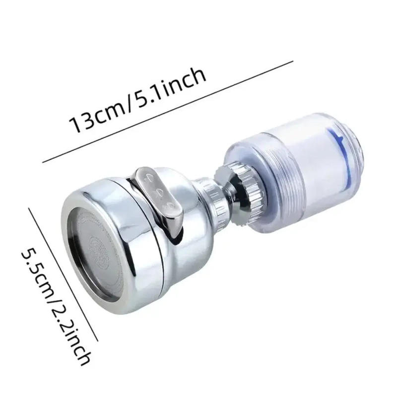 Description Picture 3 of item1Pcs Bubbler Dispenser Faucet Aerator Nozzle Tap Extension Connector Shower Head Water Filters Water Saving 3 Modes