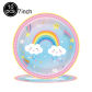 10pcs 7inch plates