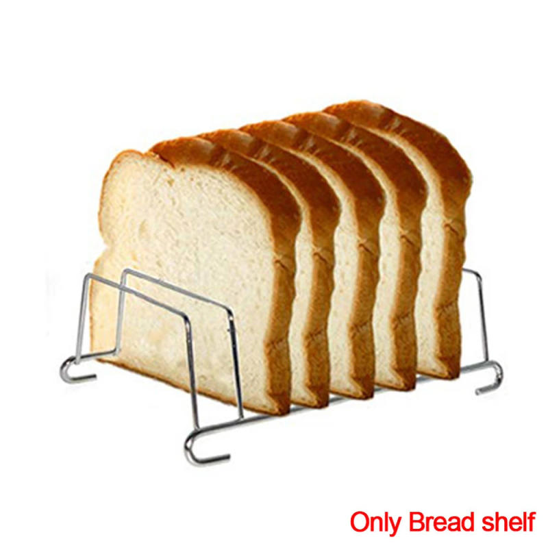 Description Picture 5 of itemStainless Steel Bread Cooling Rack Toast Loaf Stand Restaurant Cooling Grid Rectangle Air Fryer Accessories Home Pancake Holder