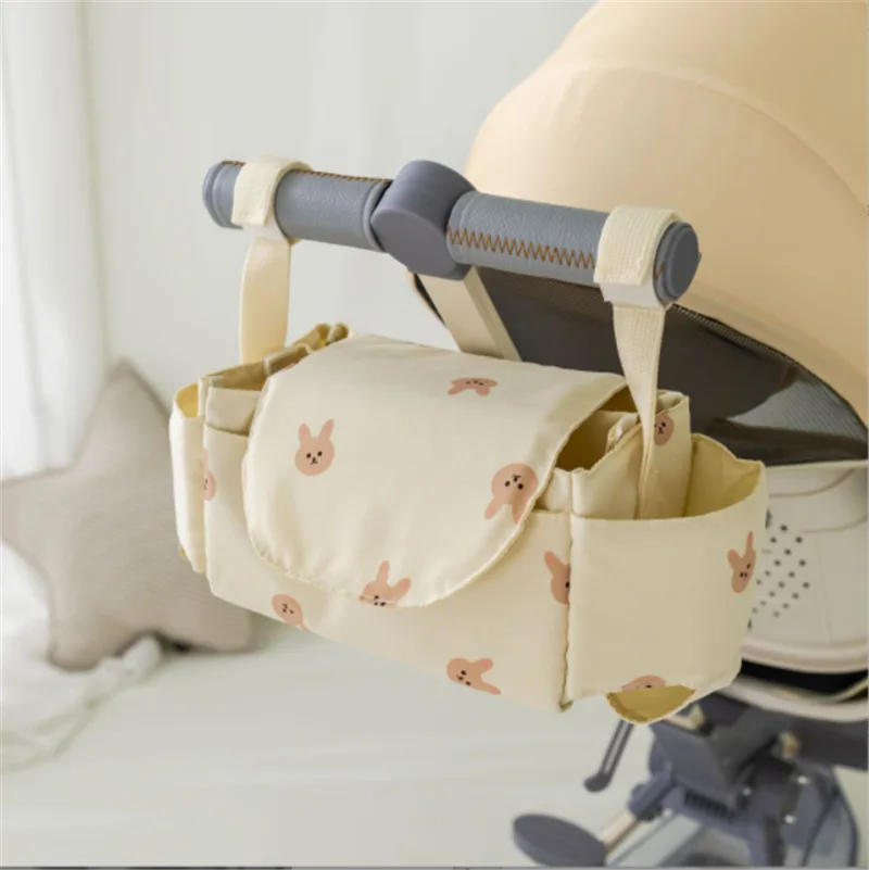 Description Picture 3 of itemBaby Stroller Bag Pram Organizer Cartoon Bottle Holder Baby Stroller Accessories Hanging Caddy Storage Bag Mommy Bag