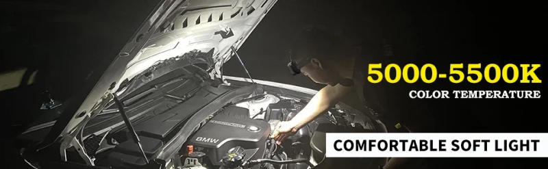 Description Picture 2 of itemCOB Headlights Outdoor Household Portable LED Headlight with Built-in 1200mah Battery USB Rechargeable Camping Fishing Head Lamp