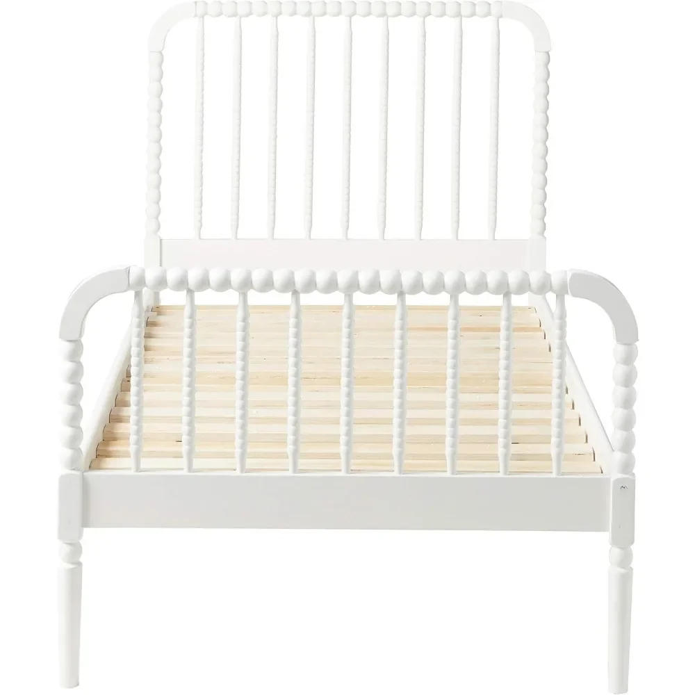 Description Picture 2 of itemJones Country Farmhouse Wood Jenny Lind Bobbin  Open Frame Fully Slatted Platform Bed Frame
