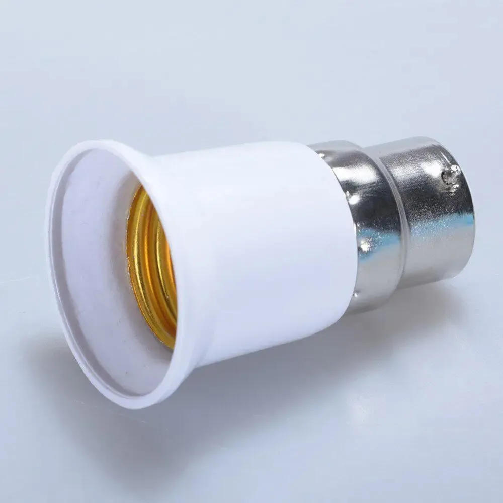 Description Picture 6 of item2/4/6/8/10PCS B22 To E27 Light Led Lamp Adapter Bulb Socket Base Converter Holder Converter Light Bulbs Socket Accessories