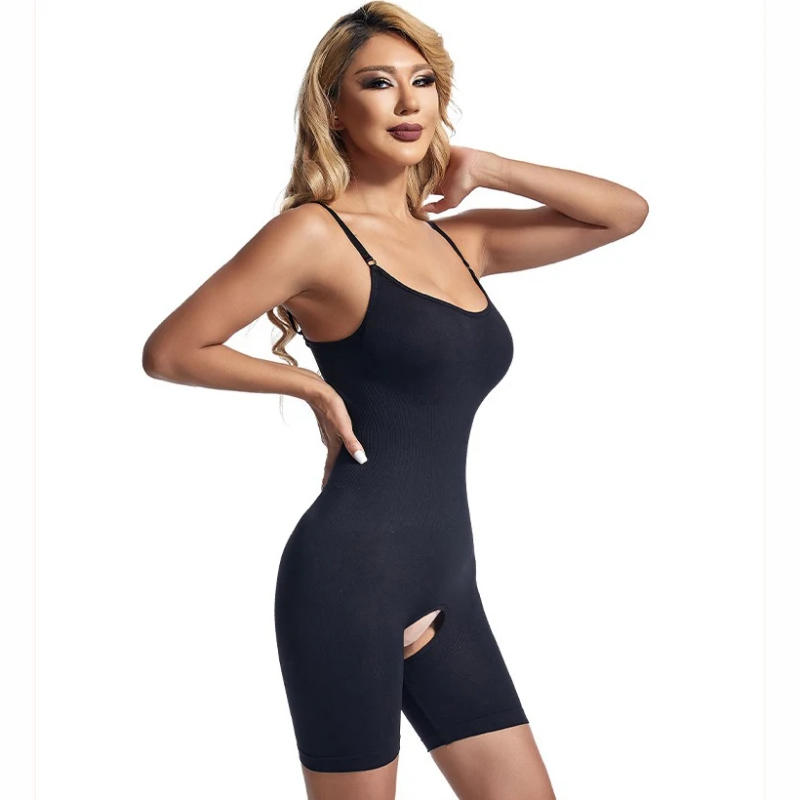 Description Picture 5 of itemSeamless Bodysuit Compression Open Crotch Shapewear Women Push Up belly tightening Corset Slimming Butt Lifter Full Body Shaper