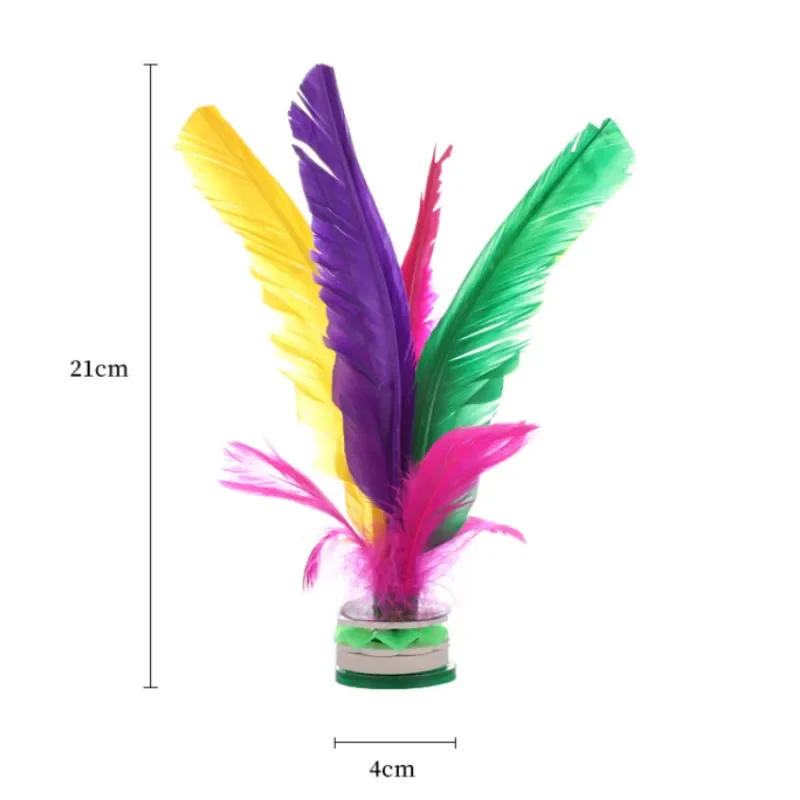 Description Picture 5 of item2pcs China kick shuttlecock Fitness Entertainment Footbal Foot Kick Fancy Goose Feather Shuttlecock For Physical Exercise