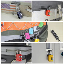 4 Dial Digit Password Lock Combination Suitcase Luggage Metal Code Password Locks Padlock Travel Safe Anti-Theft Cijfersloten