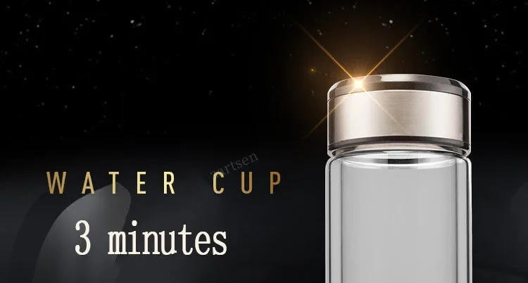 Description Picture 2 of item420ml Hydrogen-Rich Water Cup Electric Hydrogen Rich Water Generator Bottle Titanium Quality Filter Portable Antioxidant Lonizer