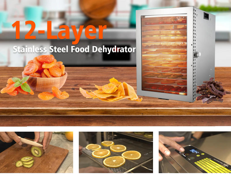 Description Picture 5 of item12 Layers Fruit dryer electric meat grinder drying for vegetables food dehydrator drying for vegetables and fruit drying machine