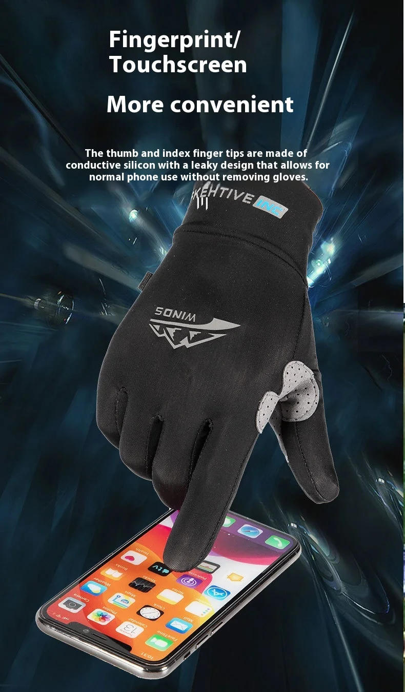 Description Picture 6 of itemFishing Gloves Summer Sun Flap Leakage Cycling Male and Female Couples Non-slip Breathable Cycling Driving Gloves