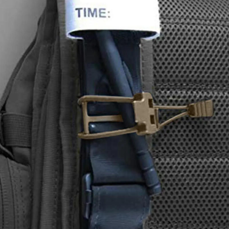 Description Picture 6 of itemMolle Webbing Buckle Clip Clasp Tacticals Flashlight Ice Axe Walking Stick Fixed Clip Outdoor Climbing Accessories Hunting Clip