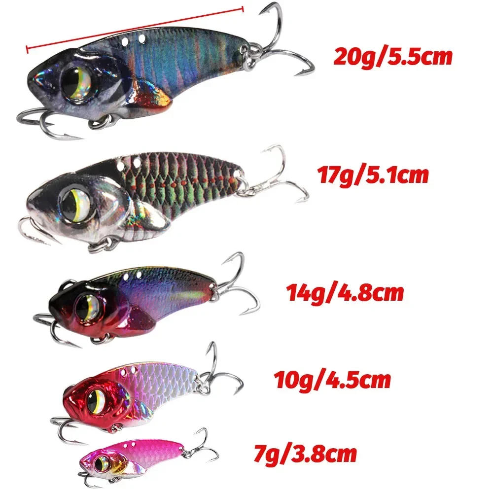 Description Picture 2 of itemVIB Metal Jig Lure 7g 10 14g 17g 20g Spinner Spoon Blade Spinning Hook Fishing Tackle Fishhook Swimbait Pesca Spinnerbait Bait