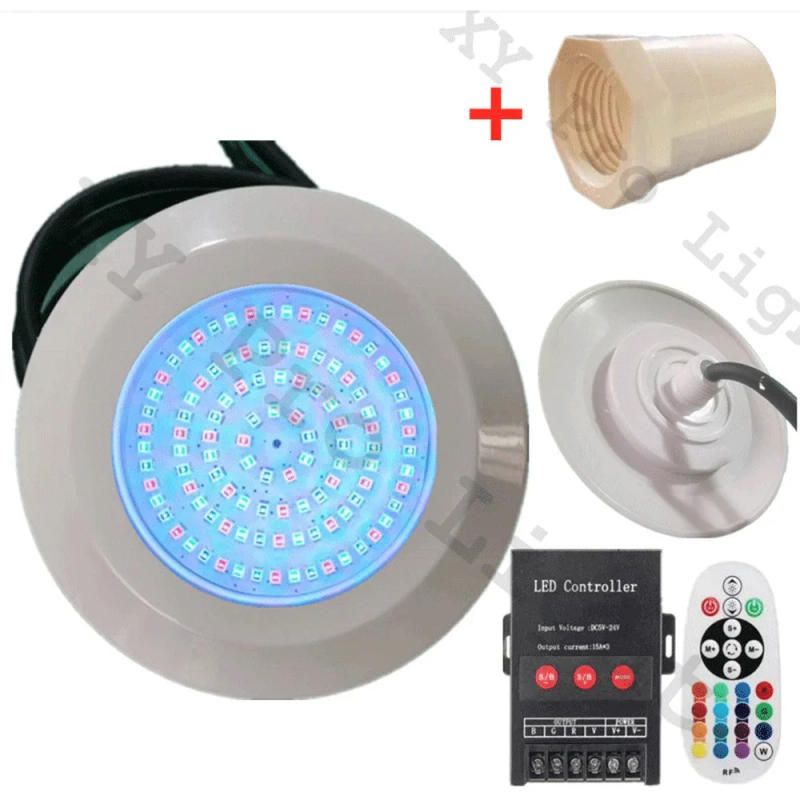 Description Picture 3 of item12W RGB LED Pool Light Bluetooth APP Control DC12V Outdoor/Indoor Underwater Light Fountain Landscape Lamp Piscina Luz Spotlight