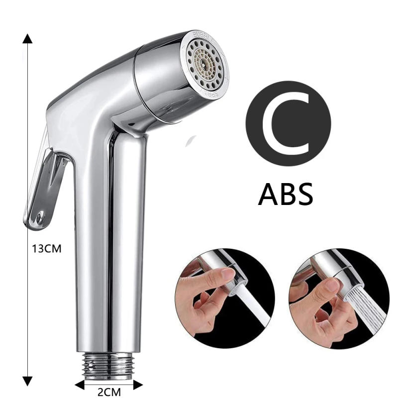Description Picture 4 of item1pc Handheld Toilet Bidet Sprayer Stainless Steel Hand Bidet faucet for Bathroom Hand Sprayer Shower Head Self Cleaning
