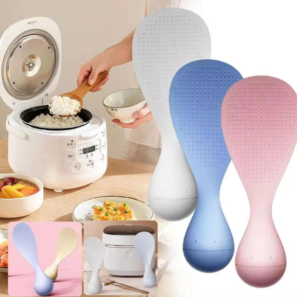 Description Picture 2 of item1PC Home Tumbler Anti-Stick Rice Spoon Durable Thickened Standing Tumbler Rice Spoon Easy to Clean Rice Shovel Kitchen Tools