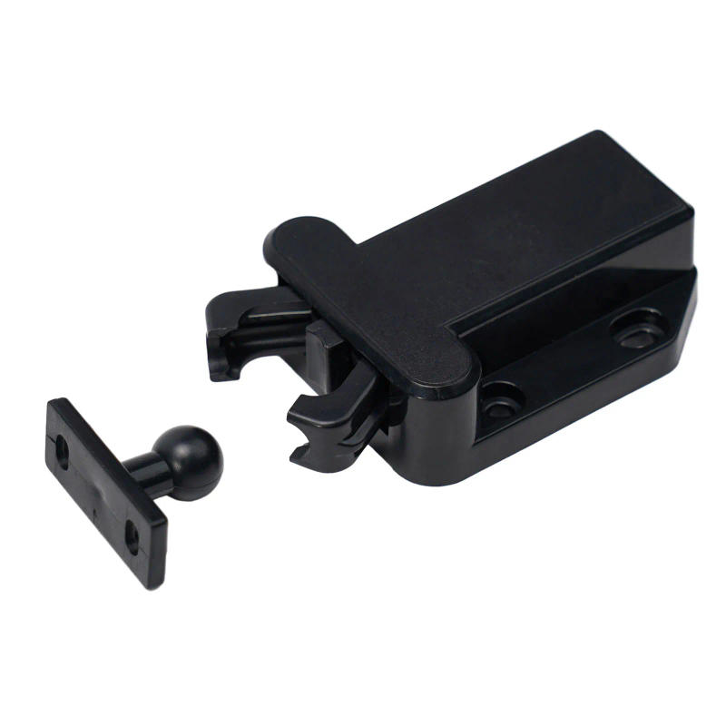 Description Picture 5 of item4 Pcs High Quality Catch Latch Push To Open Release ABS Beetles Drawer Black Cabinet Latches Catch Touch Cupboard Door