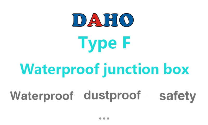 Description Picture 2 of itemF-type ABS new material waterproof box Plastic terminal box Ip67 outdoor monitoring power button junction box Enclosure