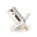 652F BNC Female Jack With 4 Holes Flange Panel Chassis Mount Coaxial Solder Connector