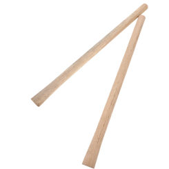 2 Pcs Solid Wood Handle Garden Tool Household Wooden Broom Replacements Hoe Long Grip