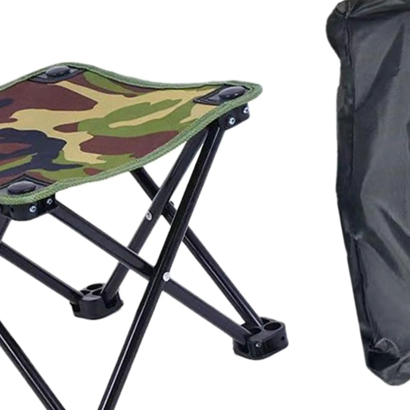 Description Picture 6 of itemFold Camping Stool Fishing Seat Lounger Chair Ottoman Compact Outdoor Foot Stool Portable Footstool for Lounge Patio Camping