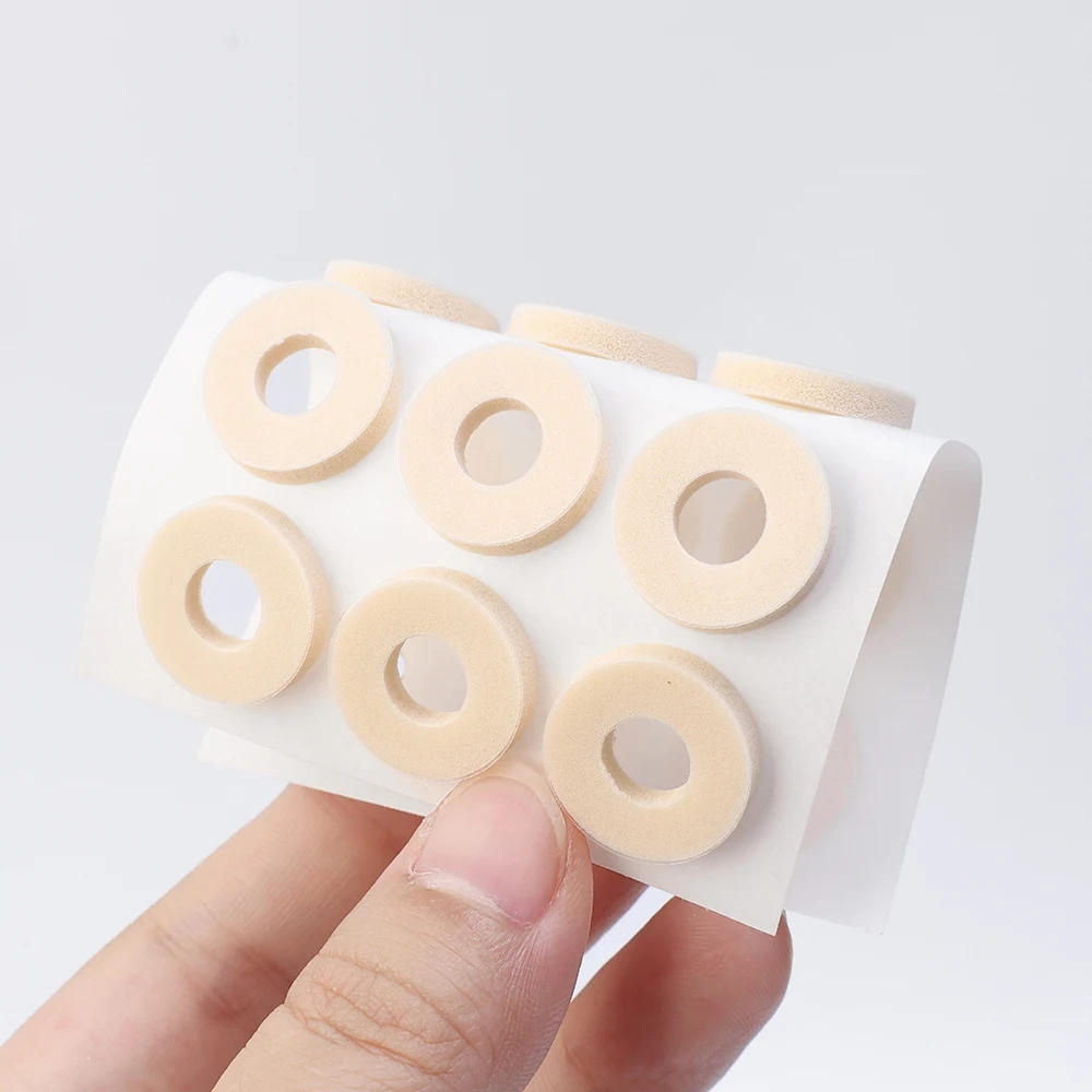 Description Picture 6 of item45PCS Callus Cushions Shoes Heel Pad Foam Round Toe Foot Corn Bunion Protectors Pads Medical Plaster Foot Wart Corn Removal Tool