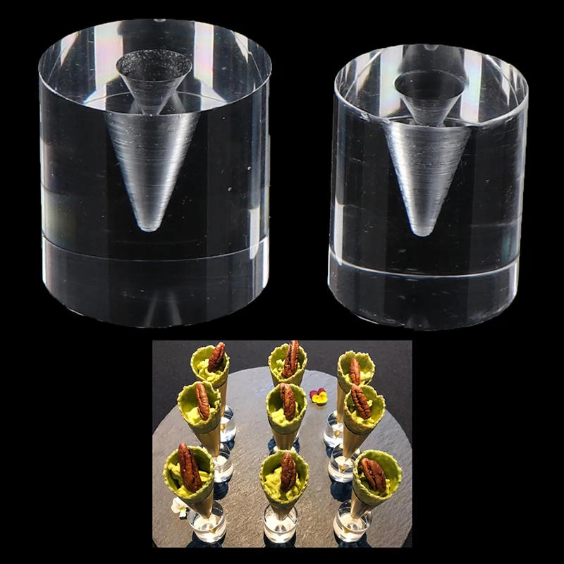 Description Picture 3 of itemIce Cream Cone Display Holder Stand Sweet Tube Crispy Shelf Candy Acrylic Holder