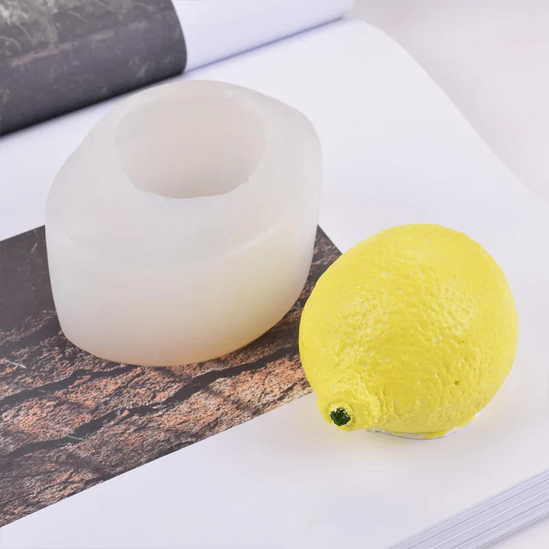 Description Picture 4 of itemCreative 3D Lemon Scented Candle Silicone Resin Soap Fruit Cake baking Mold Handmade Tools For Plaster Home Decoration Tools