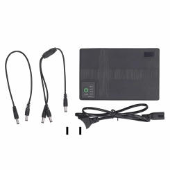 Uninterruptible Power Supply 5V 9V 12V 2A Multiple Protections 10400mAh POE 15V 24V 1A Mini UPS 85-265V High Safety for Camera