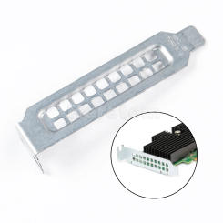 Low Profile half height bracket -PCI baffle DP VGA Port For DELL R640 R740 Graphic Video Card SSD Expansion Card