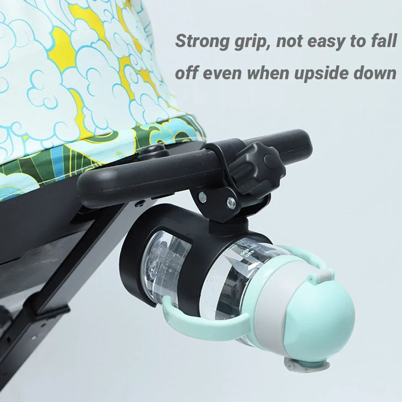 Description Picture 5 of itemBaby Stroller Cup Holder Infant Feeding Bottle Beverage Cup Universal Holder Children Bicycle Bottle Rack Stroller Accessories