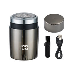 Small Modern Shaver Electric Mens Mini Travel Portable Beard Knife Washable Boyfriend Electric Shaver Wet Dry Dual Use Type-C