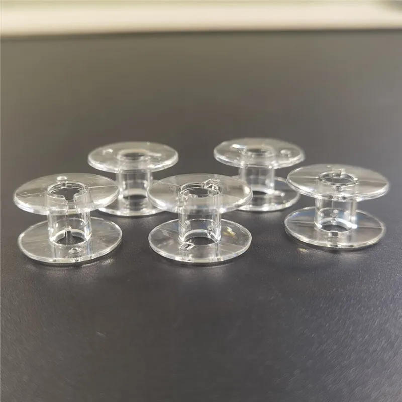 Description Picture 5 of item30pcs Plastic Sewing Bobbins for Sewing Machine Transparent Empty Spools Universal Threads Bobbins DIY Sewing Accessories