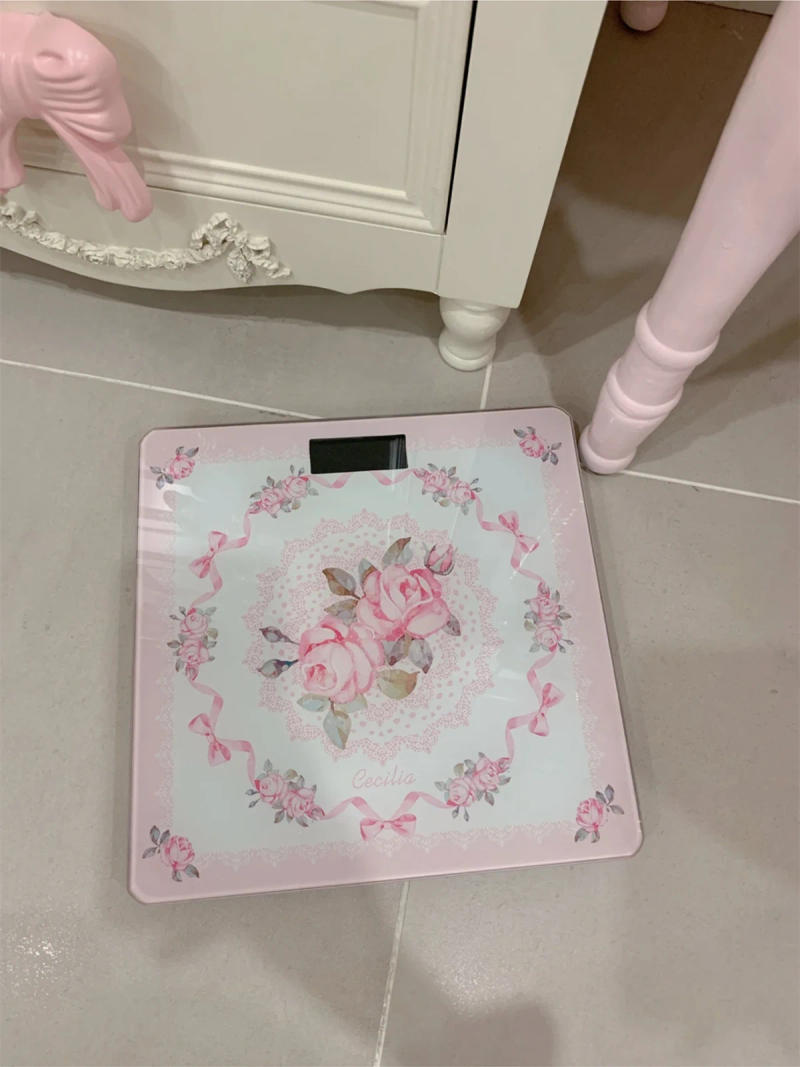 Description Picture 2 of itemPink Weight Scale Weight Electronic Scales Home Girls Dormitory Cute High-precision Human Body Scale Weighing Scale