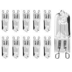 10PCS G9 20W 25W 33W 40W 60W Eco Halogen Light Bulbs Capsule LED Lamp Bulbs Inserted Beads Crystal Lamp Halogen Bulb 220V