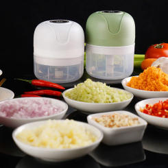 Electric Food Chopper Garlic Crusher Meat Grinder Mini Garlic Press Vegetable Chopper Masher Machine USB Kitchen Gadgets