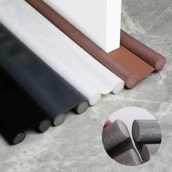 New 4 color door bottom sealing strip stopper Guard Wind Dust weather stripping burlete puerta casa soundproof Sealer Protector