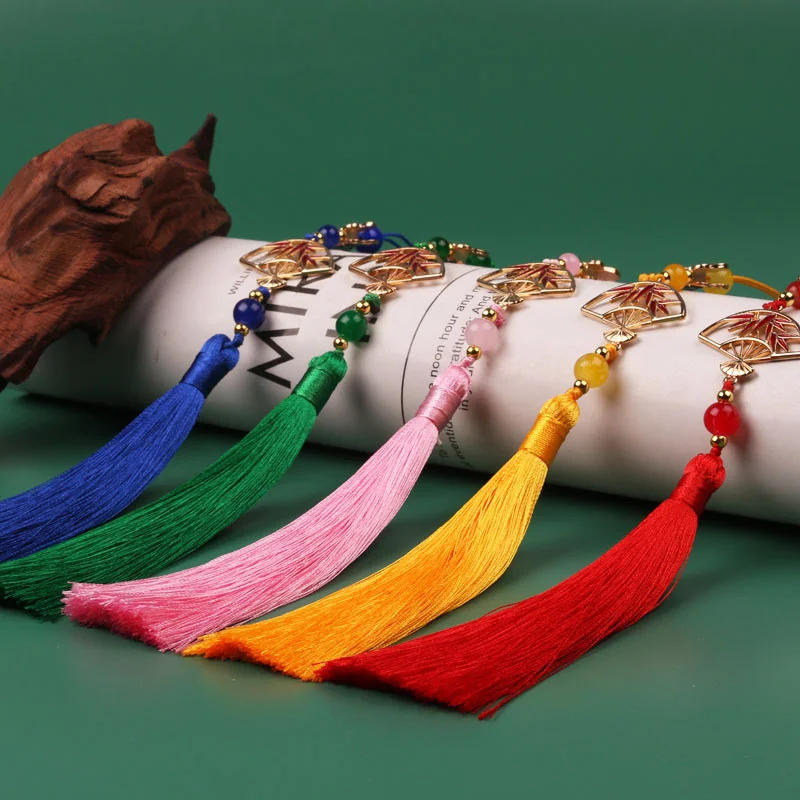 Description Picture 6 of itemIce Floss Fan Hanging Tassel Antique Hanfu Decoration Tassel Cheongsam Pressed Placket Ethnic Style Decoration