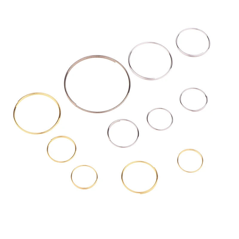 Description Picture 5 of item100Pcs 11MM 12MM 13MM 15MM 20MM 30MM Round Stainless Steel Ring For Chandelier Crystal Bead Pendant Part Light Curtain Connector