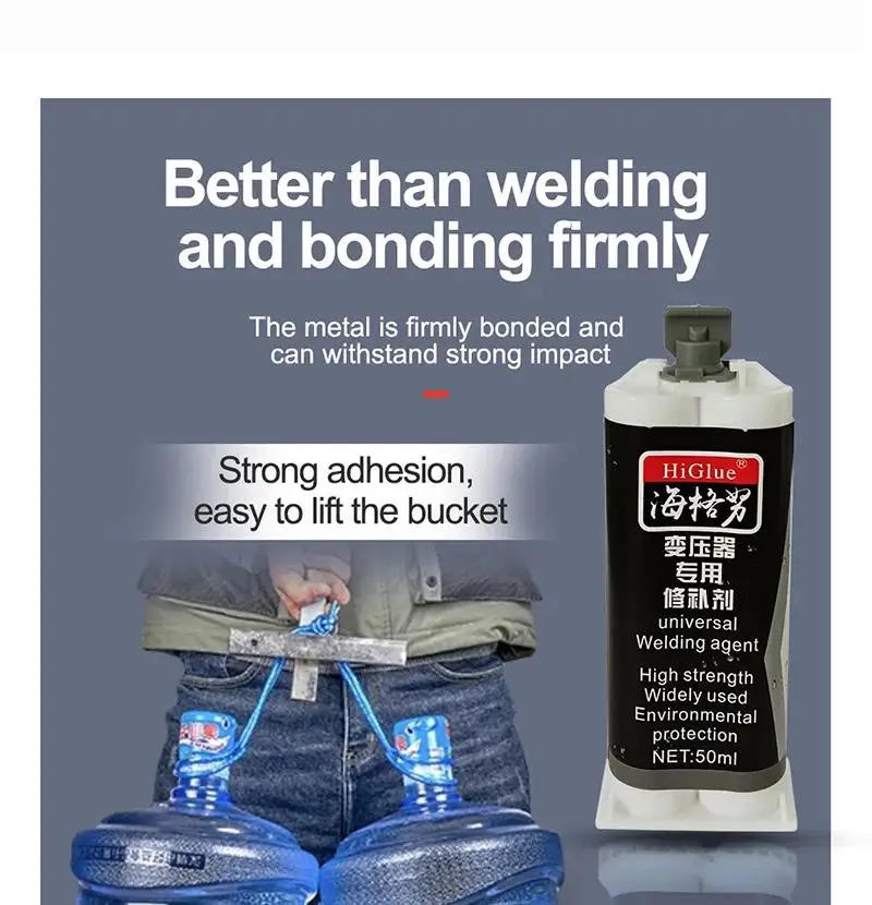 Description Picture 5 of item50ml Universal Welding Agent for Transformer High Strength Super Glue Fast Curing Dual Pneumatic Metal Repair Casting Adhesive