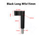 Black Long M5x15mm