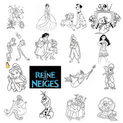 Disney Princess Xuebao Metal Cutting Mold is Applicable To Festival DIY Scrapbook Album 3D Greeting Card Decoration 2023 New