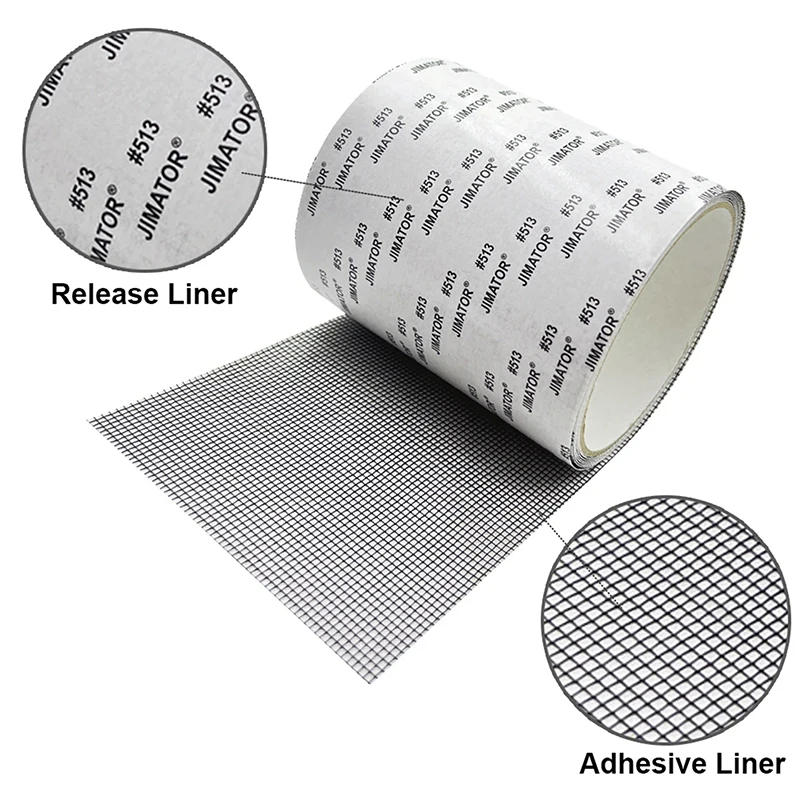 Description Picture 4 of item5/10cm Window Screen Tape Window Screen Hole Repair Tape Self-adhesive Repair Tape Anti-fly Netting Hole Repair Tape Repair Tool