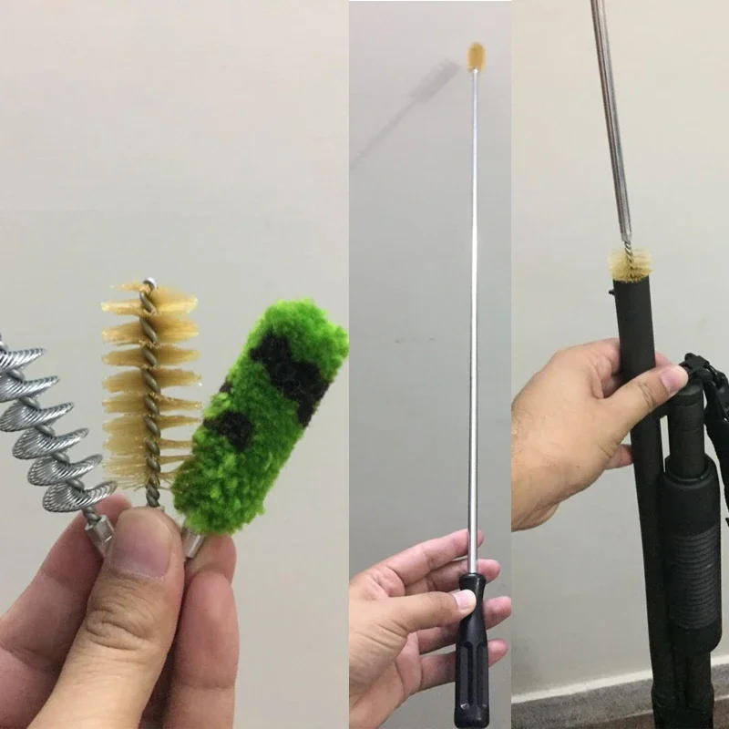 Description Picture 4 of item6pcs/Set 12 GA Gauge Gun Rifle Cleaning Kit Aluminum Rod Brush Gun Hunting Shooting Tactical Gun Rifle Cleaning Brush Tools Set