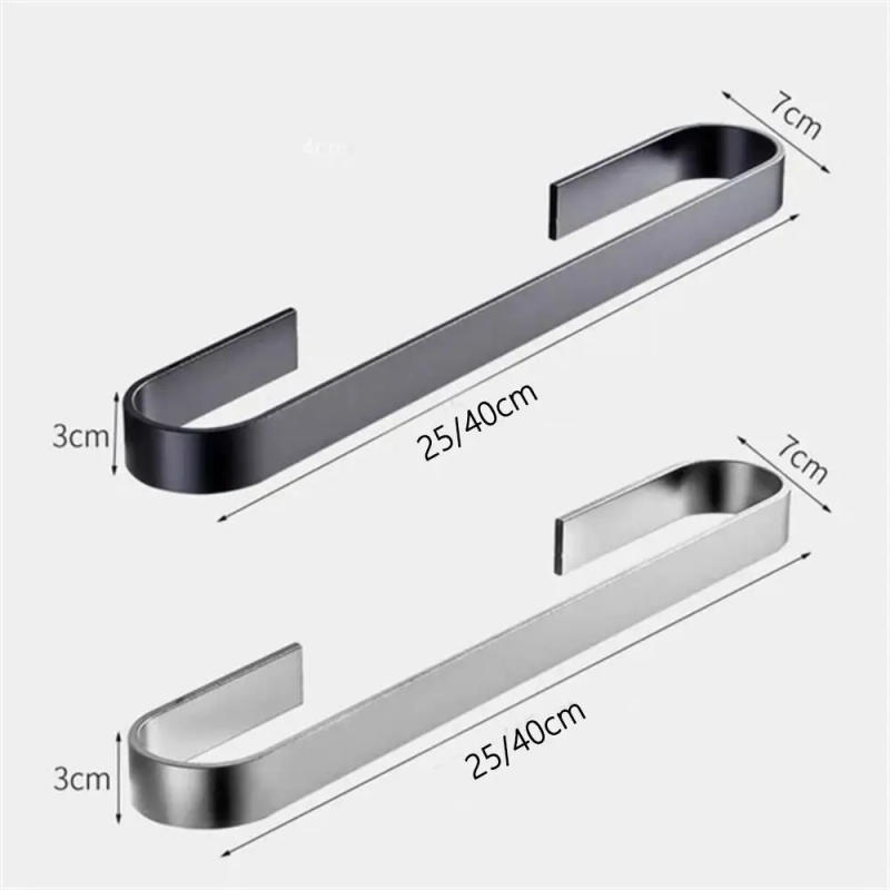 Description Picture 3 of itemOrganizer Toilet Hanger Holder Wall Mount Storage Shelf Towel Rack Clothes Holder Bathroom Bar