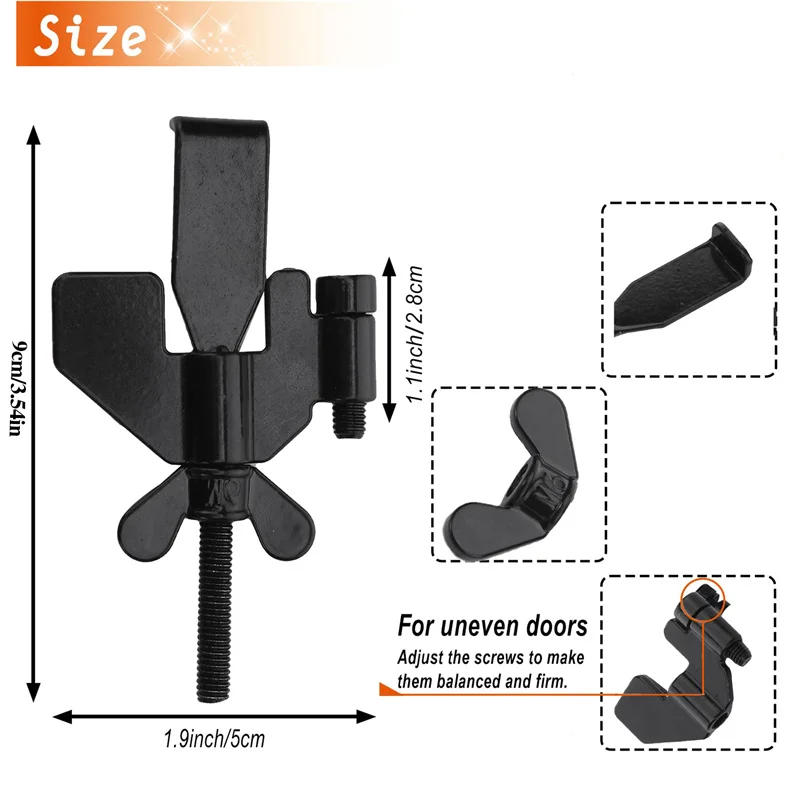 Description Picture 3 of itemPortable Door Lock Privacy Extra Security Lock Anti Theft Travel Inside Door Locker for Traveling Home Bedroom Apartmen