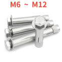 M6 M8 M10 M12 304 Stainless Steel External Hex Expansion Bolt Sleeve Concrete Anchor Screws