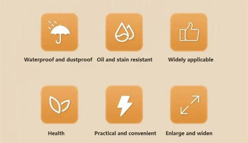 Description Picture 5 of itemDisposable Microwave Oven Cover Thicken Transparent Fan Rice Cooker Home Appliance Dust Prevention Multiple Sizes Kitchen Tools