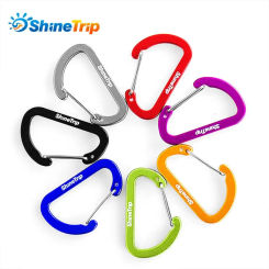 Outdoor Camping Snap Clip Lock Buckle Multi Tool Mountaineering Buckle Steel Small Carabiner Clips Fishing Climbing Acessories